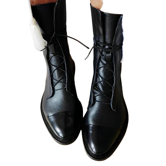 Women’s LaceUp Combat Boots Mid-Calf Winter