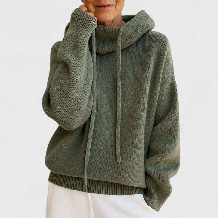 Women’s Knit Hoodie Sweater