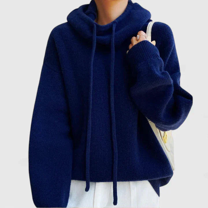 Women’s Knit Hoodie Sweater