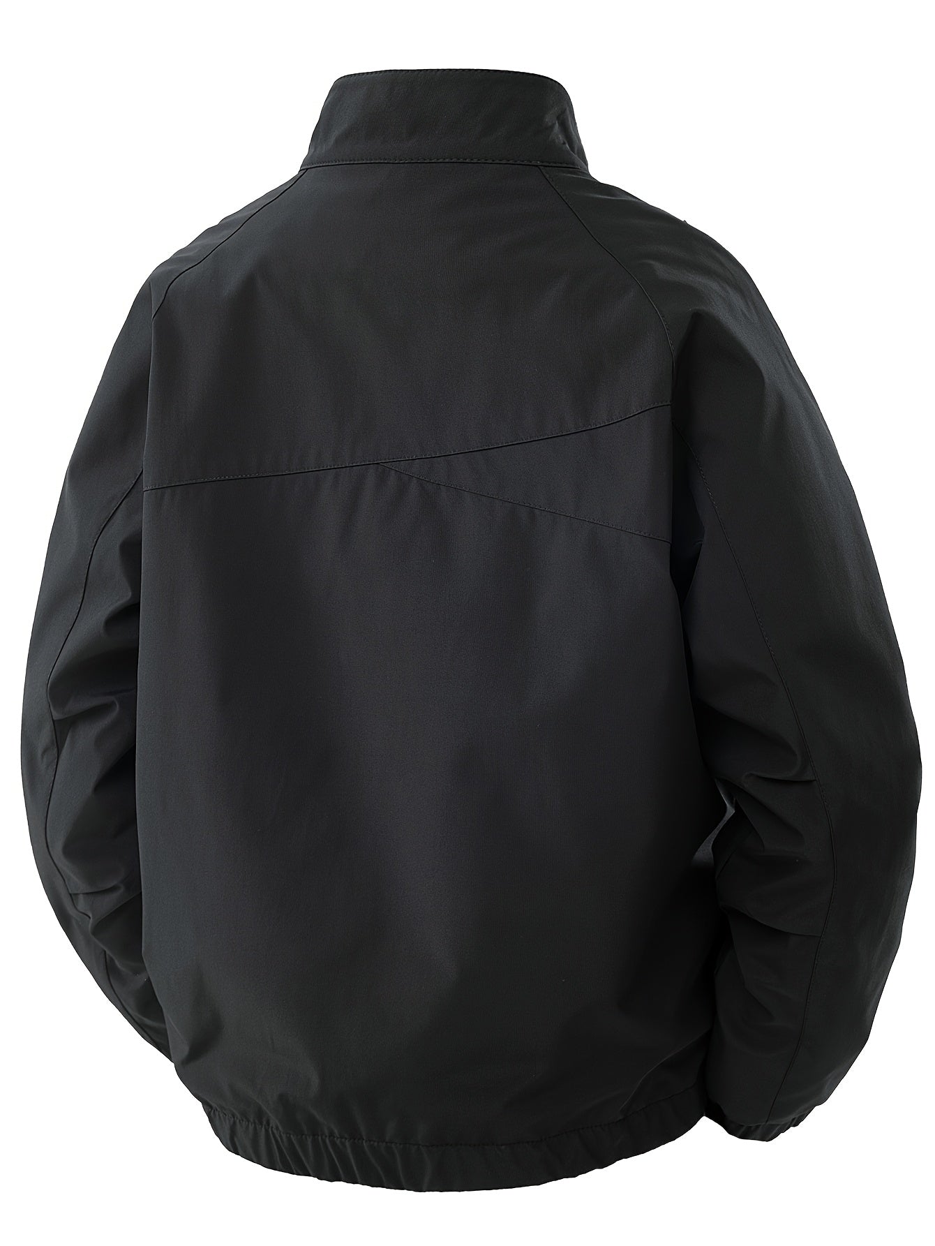 Men’s Two-Tone Lightweight Jacket – Casual Zip-Up Windbreaker