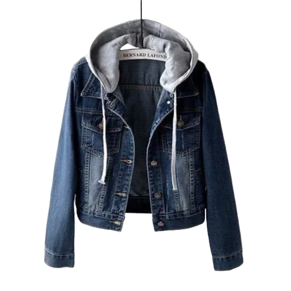 Women’s Denim Jacket with Hoodie