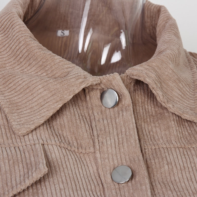 Women’s Cropped Corduroy Jacket