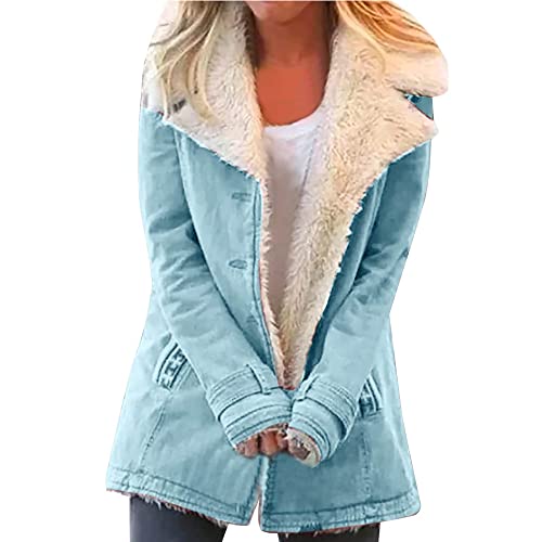 Women’s Faux Shearling Lined Winter Jacket