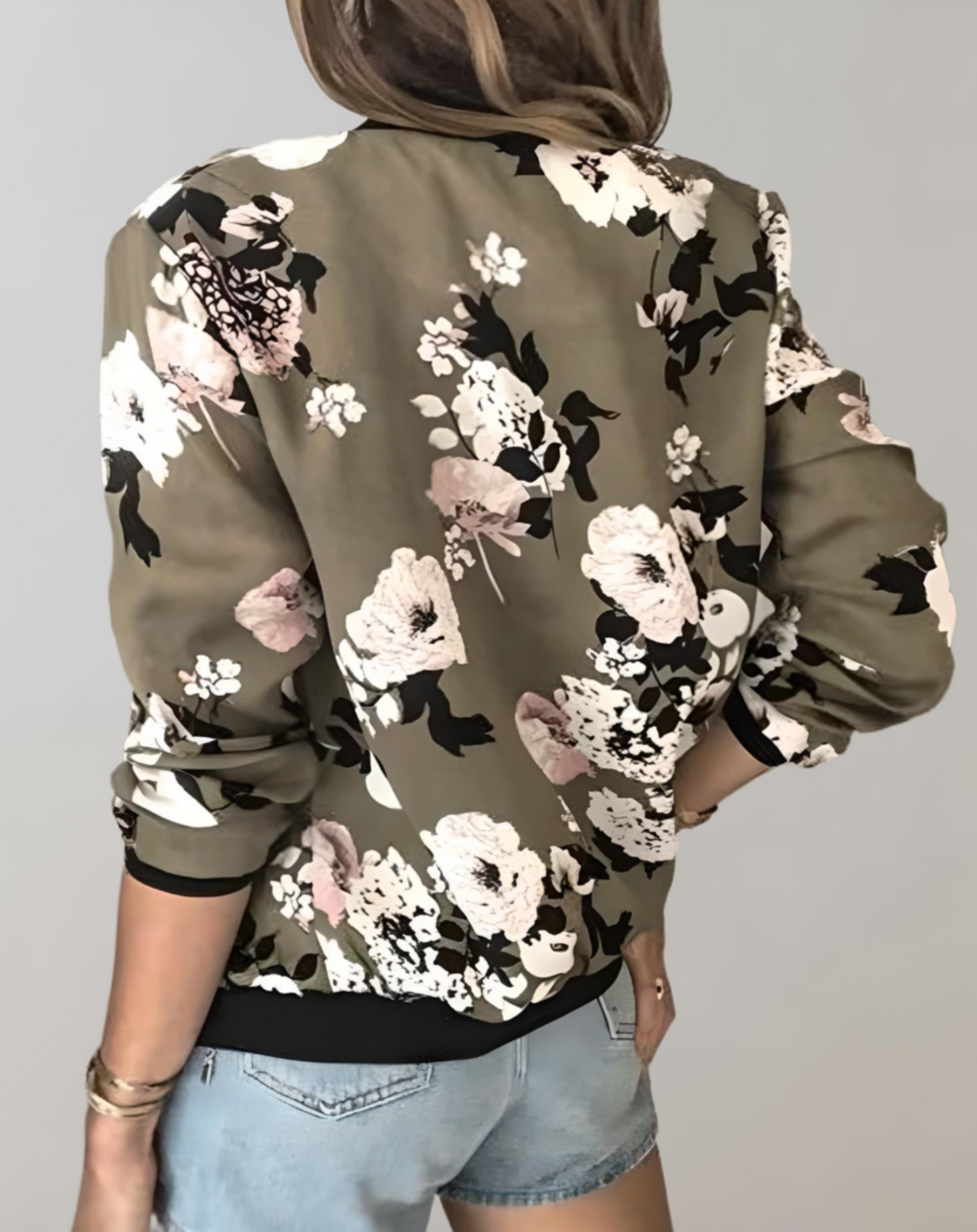Women’s Floral Bomber Jacket