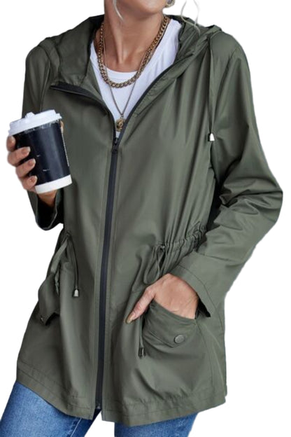 Lightweight Jacket – Hooded Windbreaker for Women