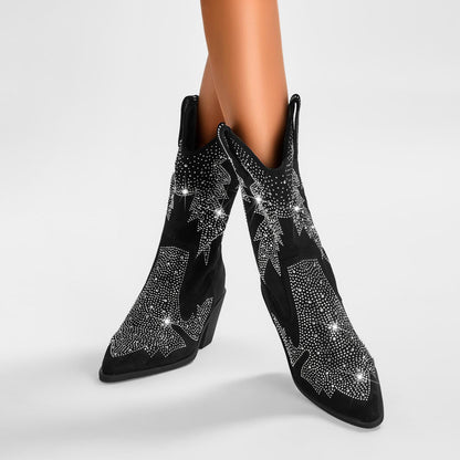 Women’s Cowboy Boots – Western Glam Rhinestone Style