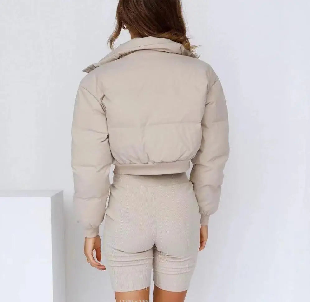Women’s Cropped Puffer Jacket