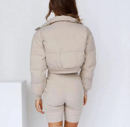 Women’s Cropped Puffer Jacket