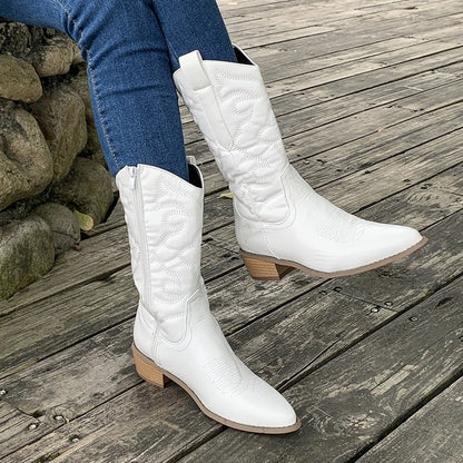 Women’s Black Western Winter Boots