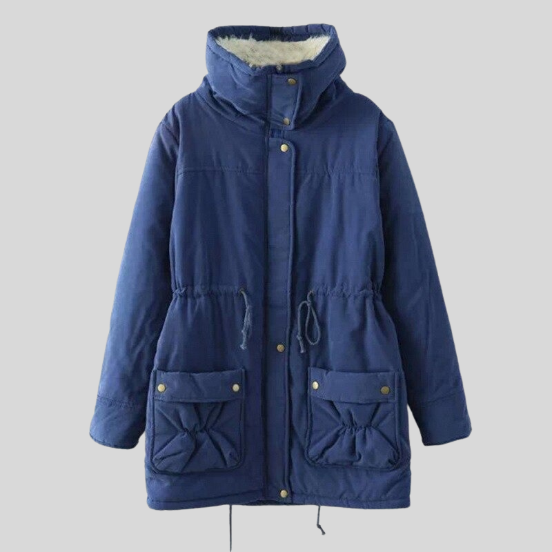 Women’s Fleece-Lined Parka – Warm Casual Winter Coat