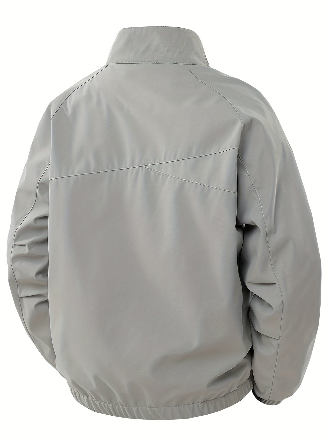 Men’s Two-Tone Lightweight Jacket – Casual Zip-Up Windbreaker