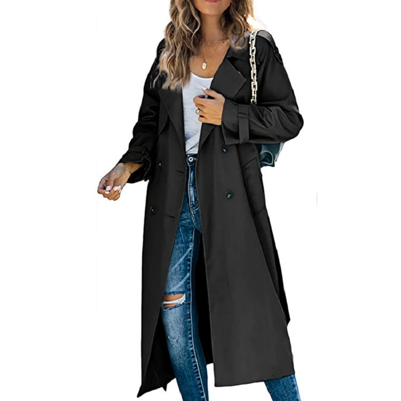Women’s Double Breasted Trench Coat