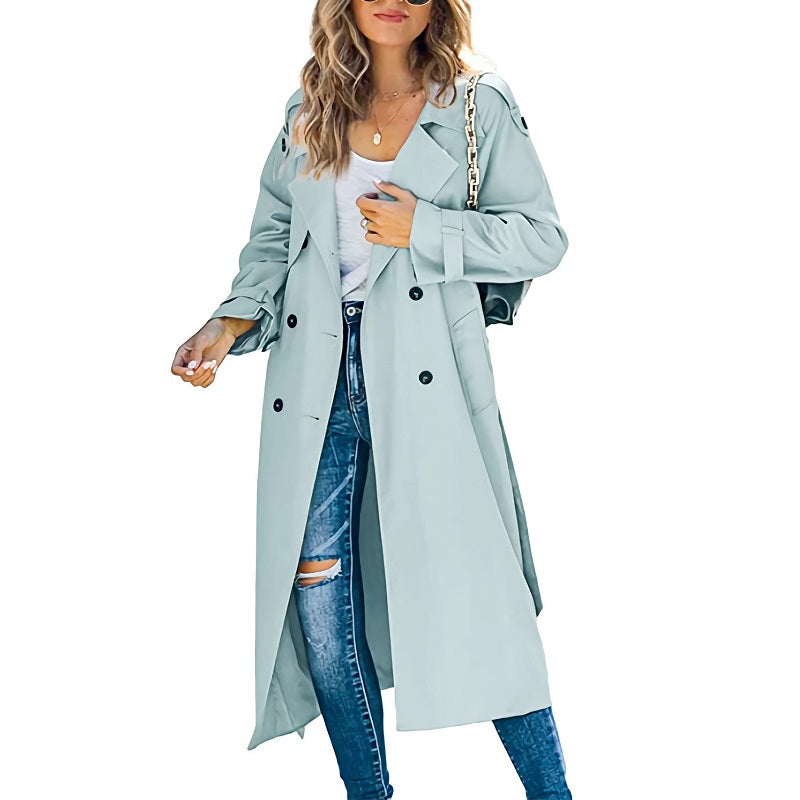 Women’s Double Breasted Trench Coat