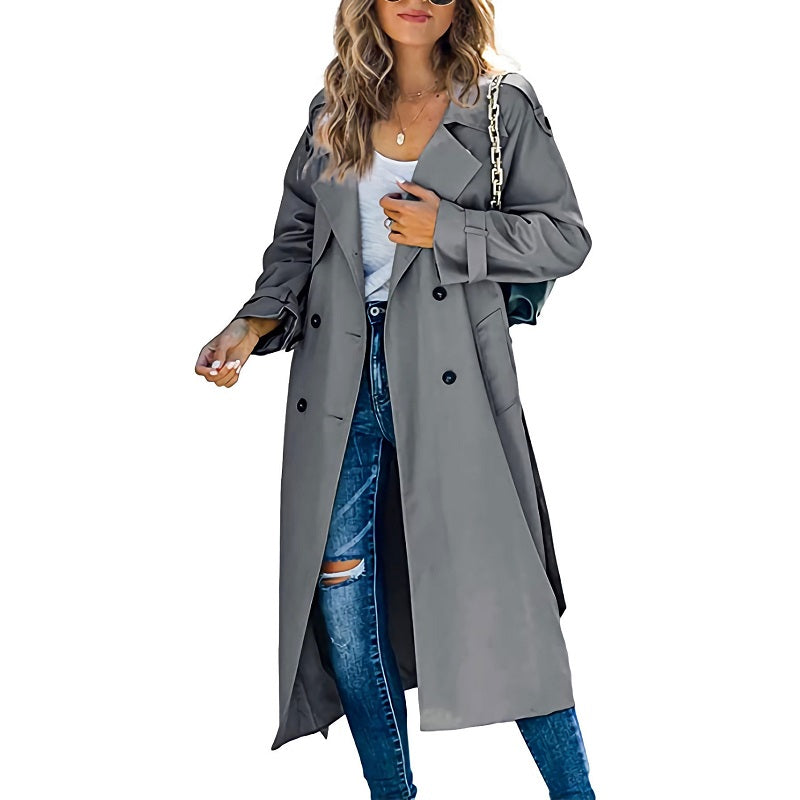 Women’s Double Breasted Trench Coat