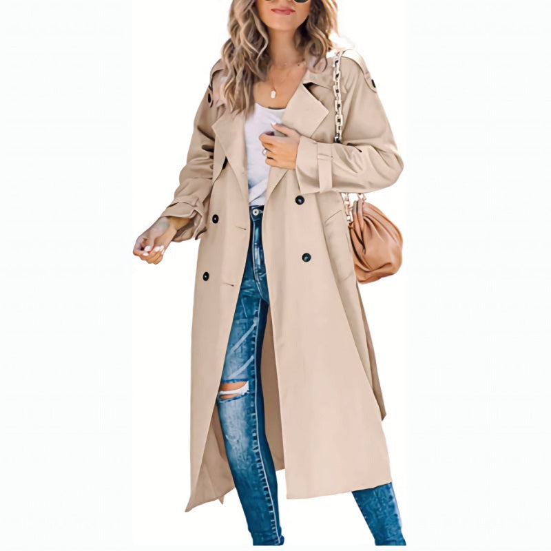 Women’s Double Breasted Trench Coat