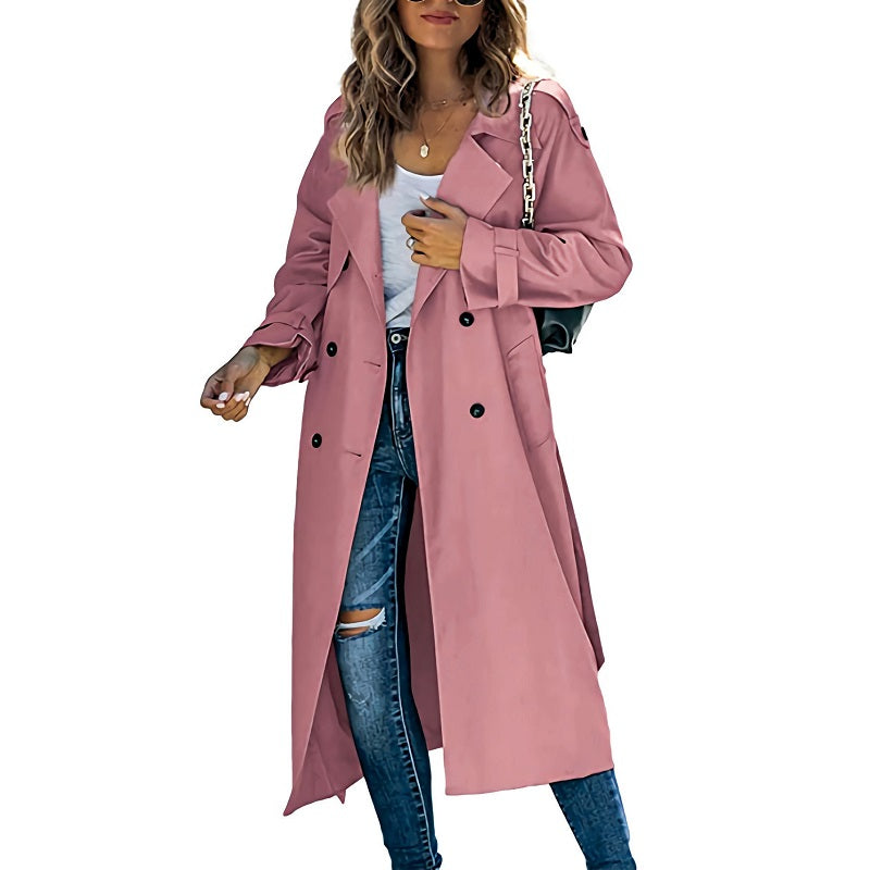 Women’s Double Breasted Trench Coat