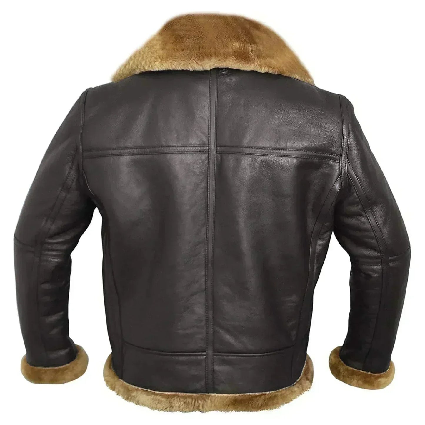Men’s Shearling Leather Aviator Jacket