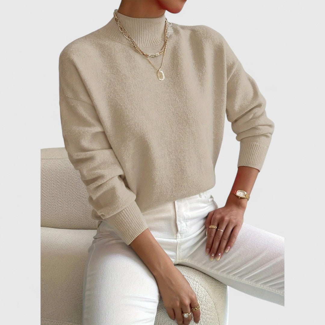Women’s High Neck Knit Sweater