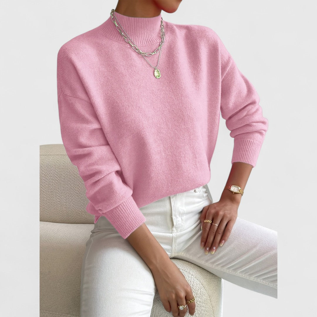 Women’s High Neck Knit Sweater