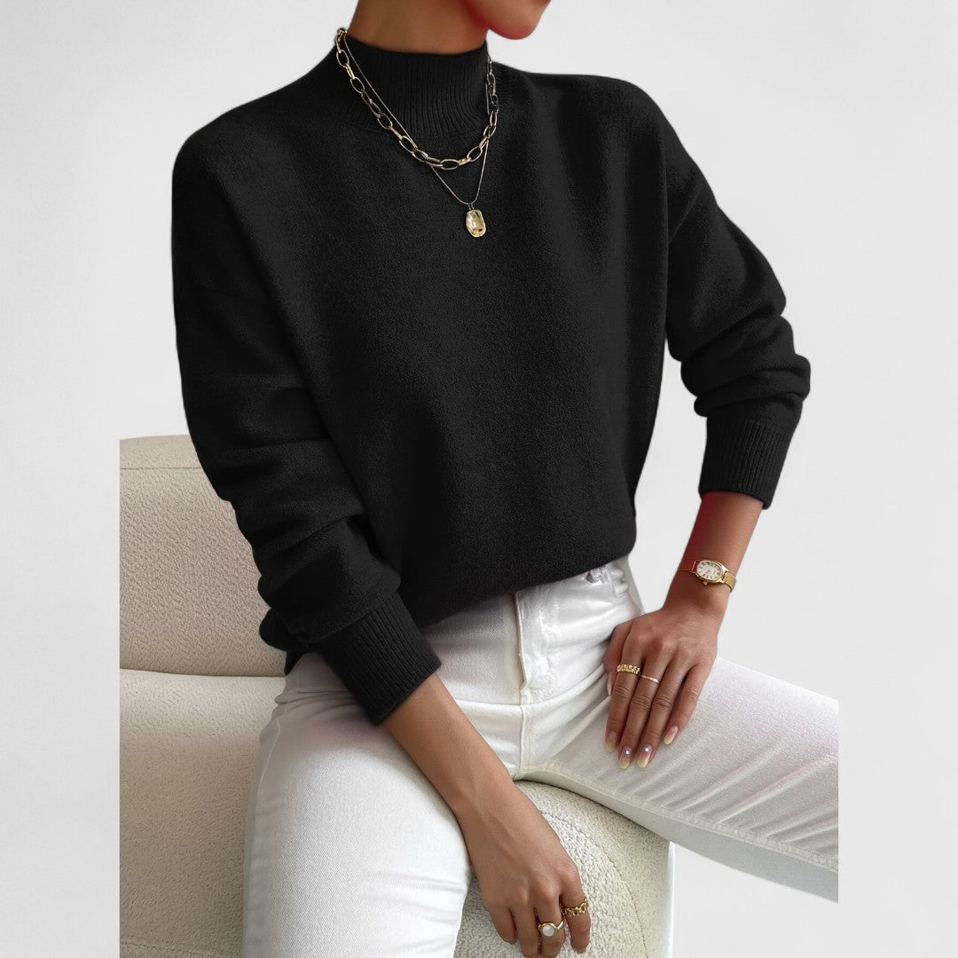 Women’s High Neck Knit Sweater