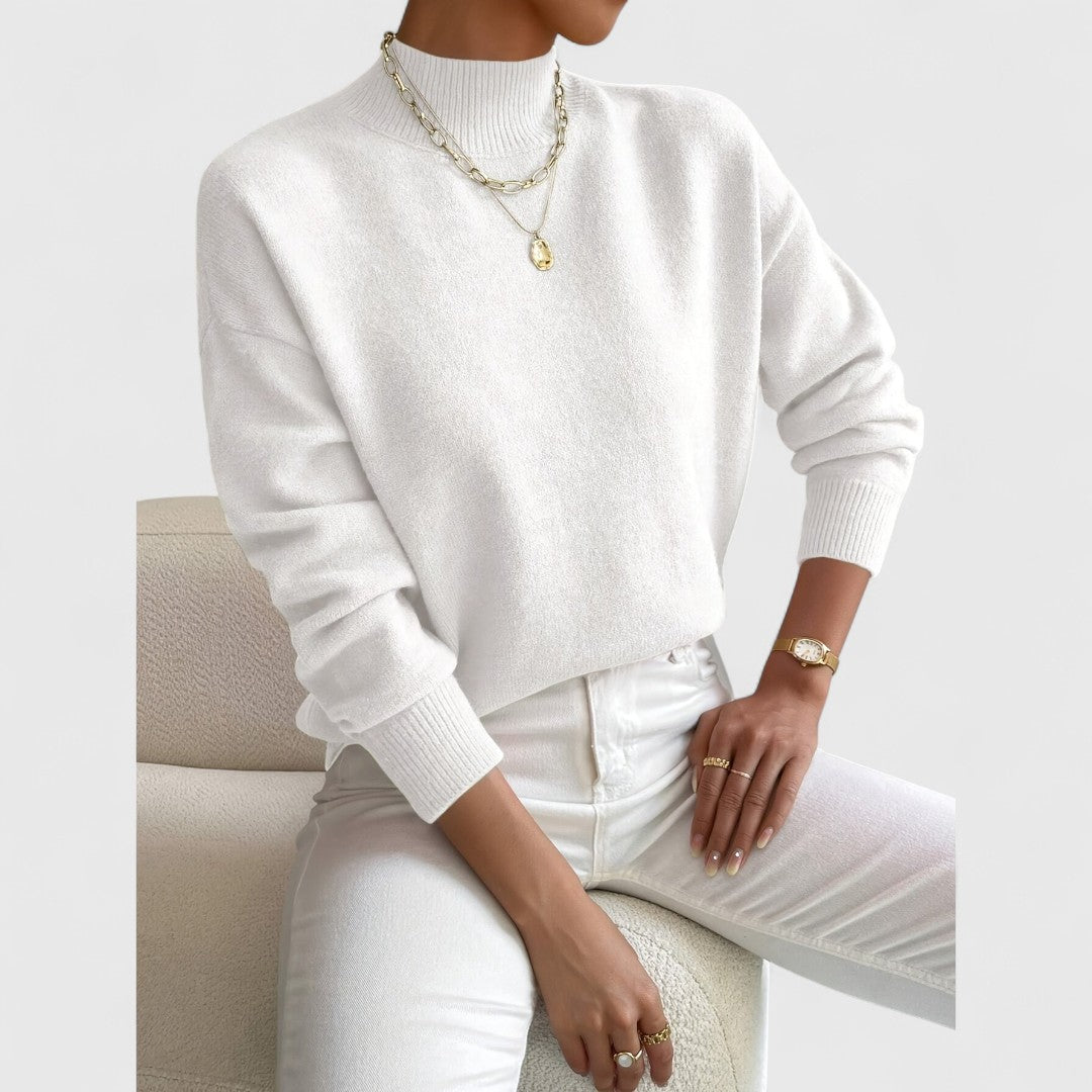 Women’s High Neck Knit Sweater