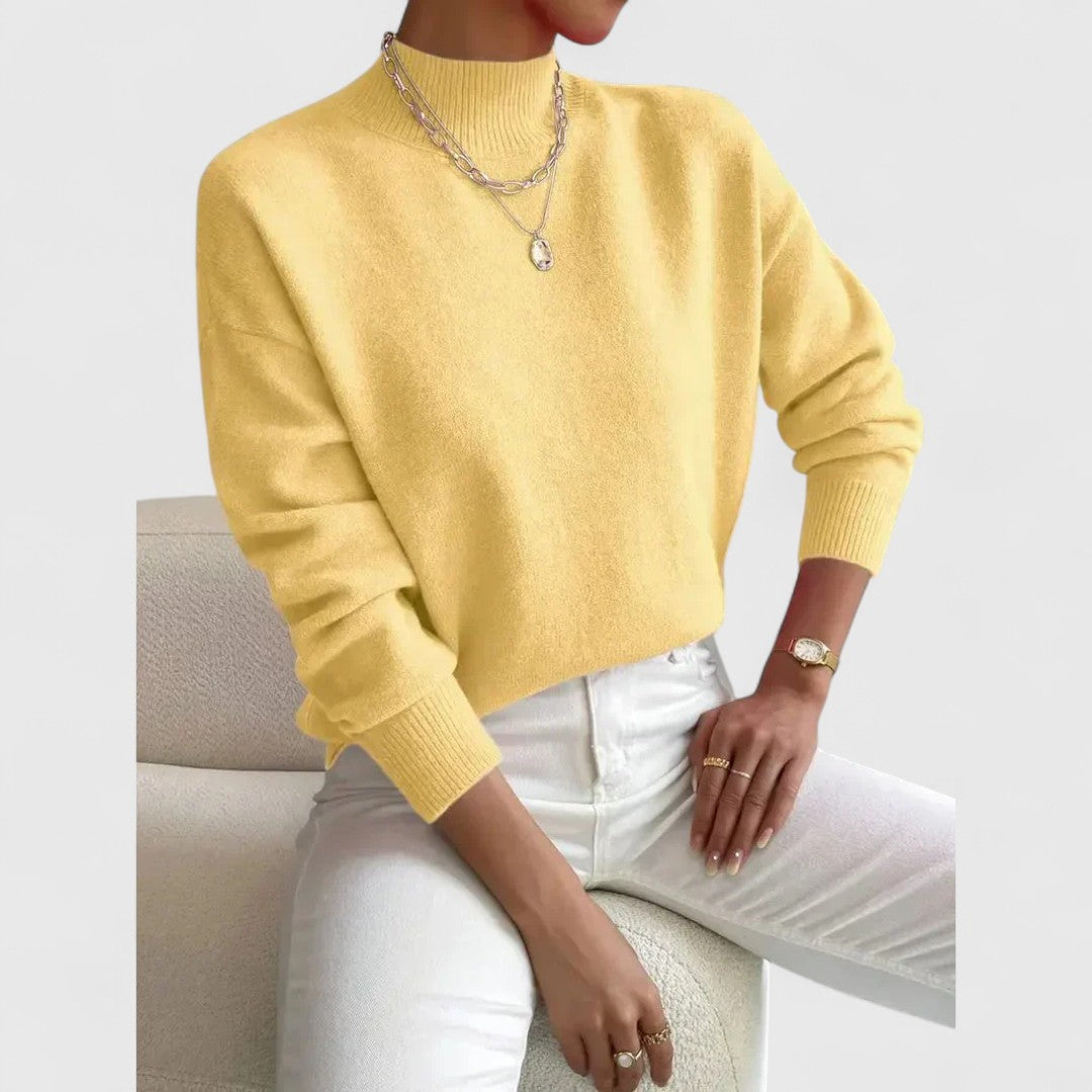 Women’s High Neck Knit Sweater